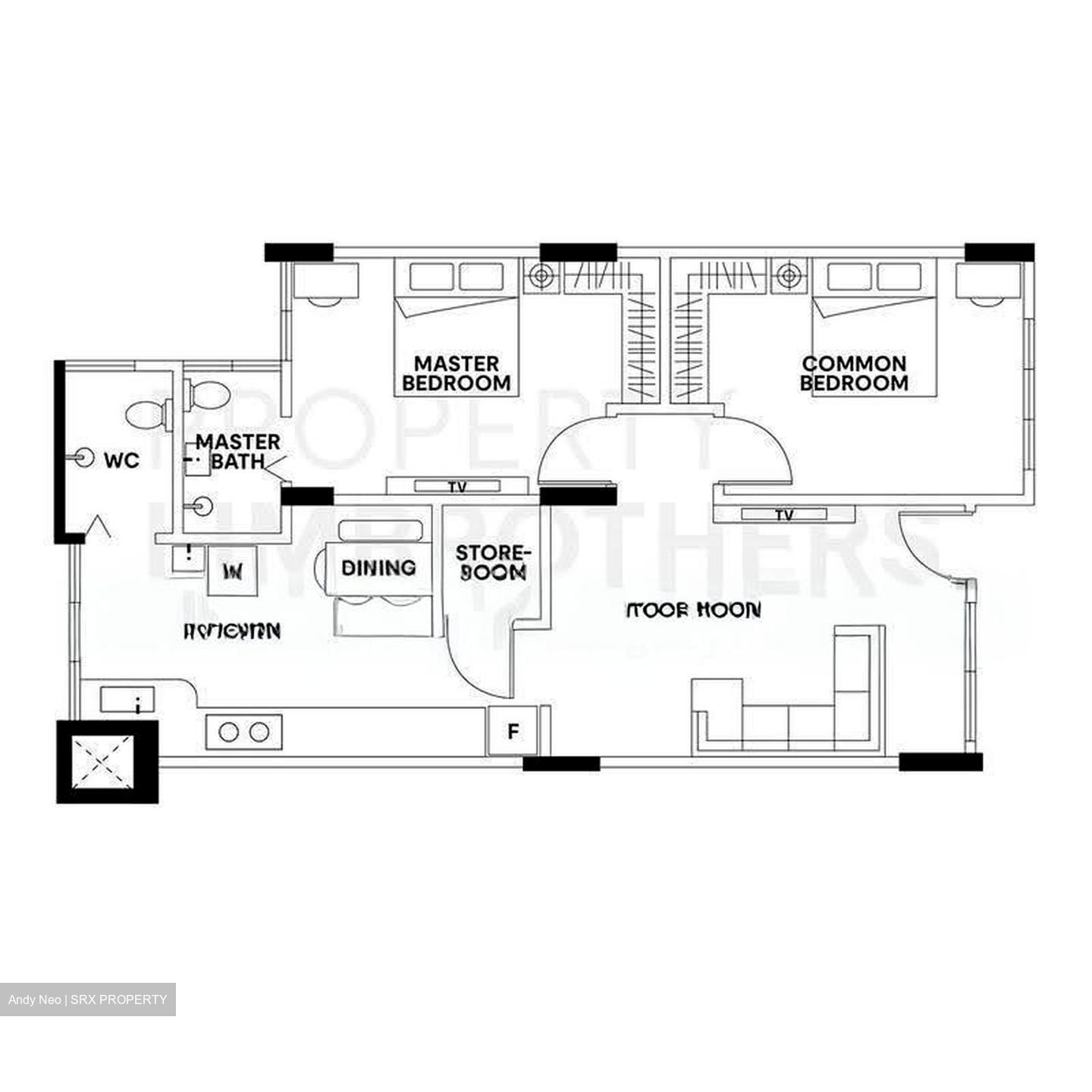Blk 261 Serangoon Central Drive (Serangoon), HDB 3 Rooms #610679831